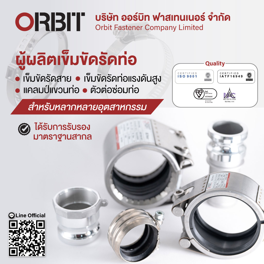 ไพพ์แฮงเกอร์ แคล้มแขวนท่อ ตัวยึดท่อ ซ่อมท่อรั่ว