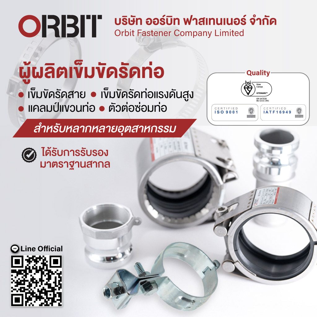 ไพพ์แฮงเกอร์ แคล้มแขวนท่อ ตัวยึดท่อ ซ่อมท่อรั่ว